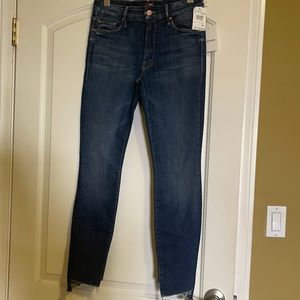 Mother the looker ankle fray skinny jeans size 27